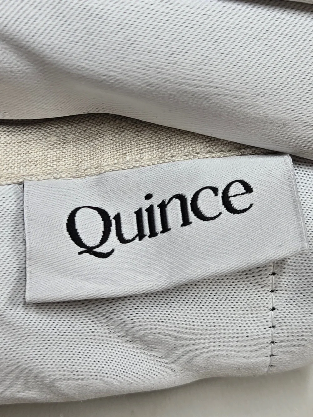 NWOT QUINCE Set Of 2 48x96 European Linen True Blackout Curtains Flax 0009